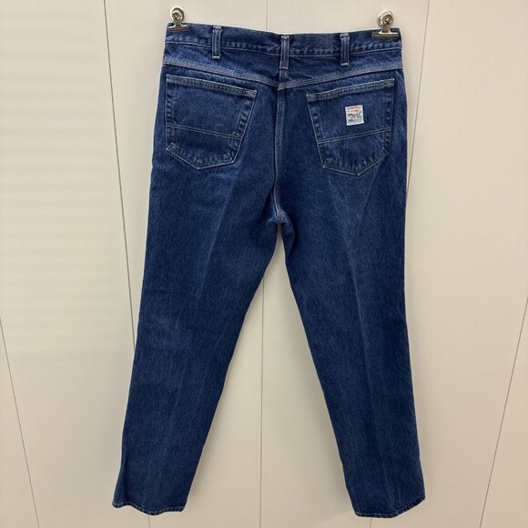 Pointer Brand Mens Jeans Straight Blue Med Wash Made in USA Vintage 34X34 - Picture 1 of 13